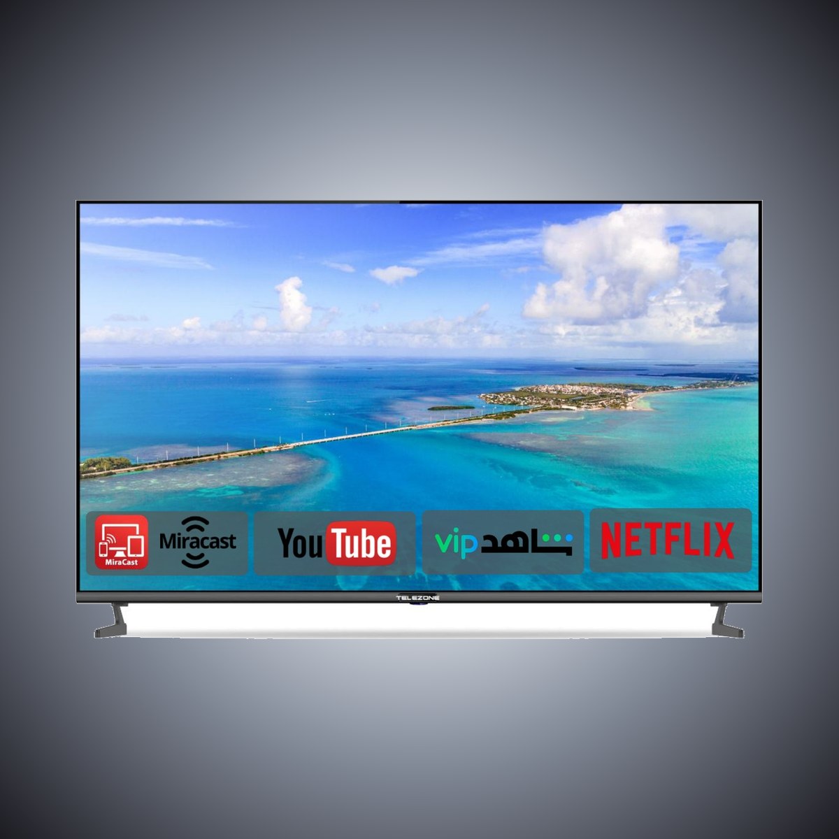55" QLED Frameless Smart TV